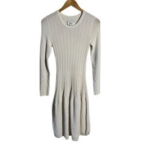 Textile Elizabeth and James Sweater Dress Women XS Ivory Winter White Holiday